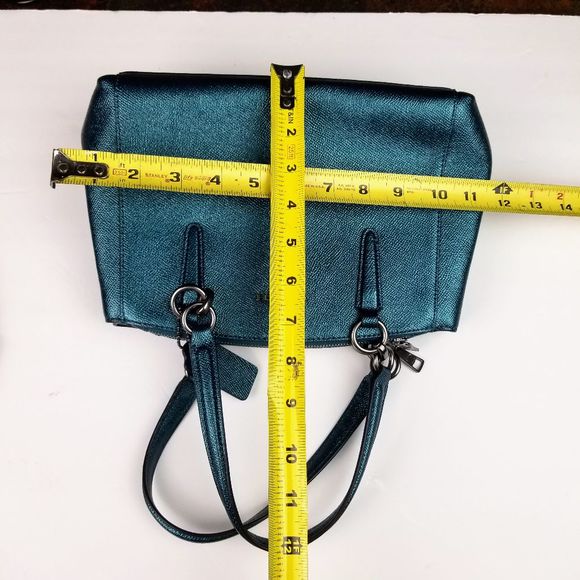 Coach Teal Crossbody Bag - Picture 3 of 15